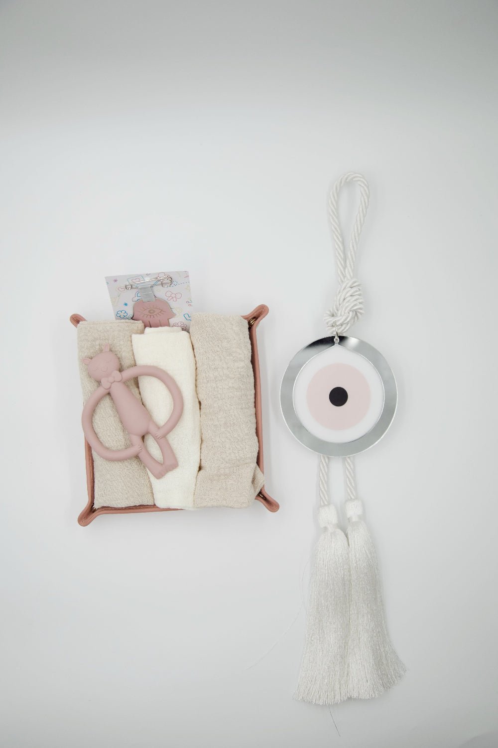 Pure Harmony New born baby girl gift set eye - Stylish Luck Home Decor | Hamsa \ Hand Of Fatima | Good Luck Gifts